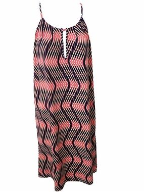 Banana Republic Halter Neck Drawstring Waist Keyhole Dress